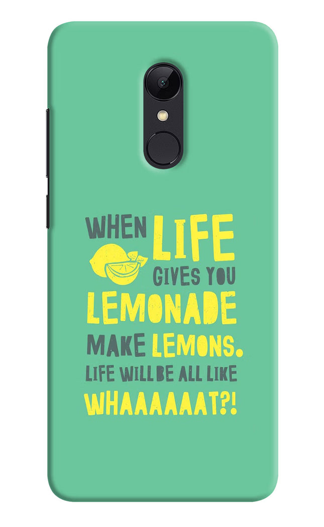 Quote Redmi Note 4 Hard Case Back Cover by Casekaro