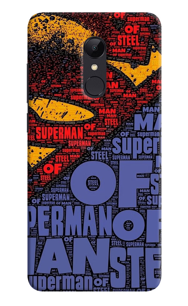 Superman Redmi Note 4 Hard Case Back Cover by Casekaro