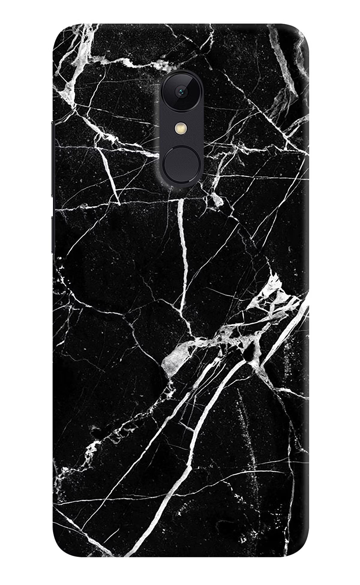 Black Marble Pattern Redmi Note 4 Hard Case Back Cover by Casekaro