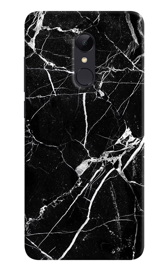 Black Marble Pattern Redmi Note 4 Hard Case Back Cover by Casekaro