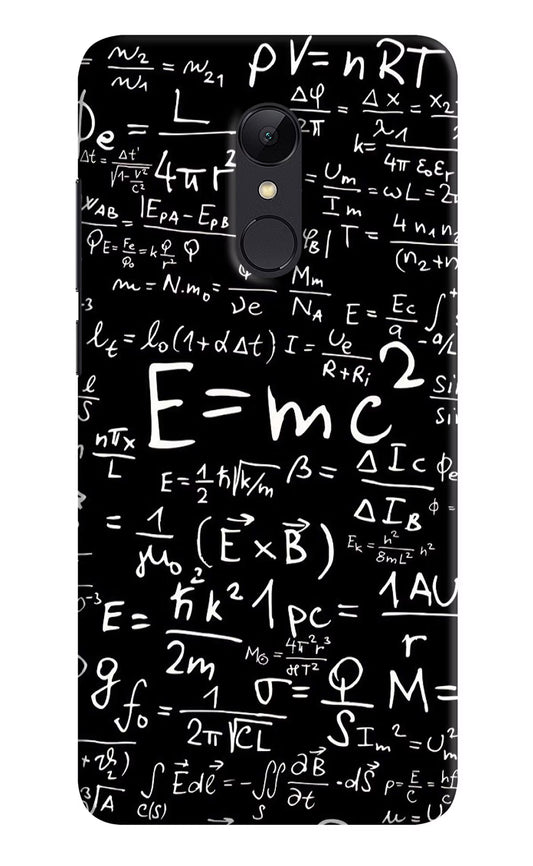 Physics Formula Redmi Note 4 Hard Case Back Cover by Casekaro
