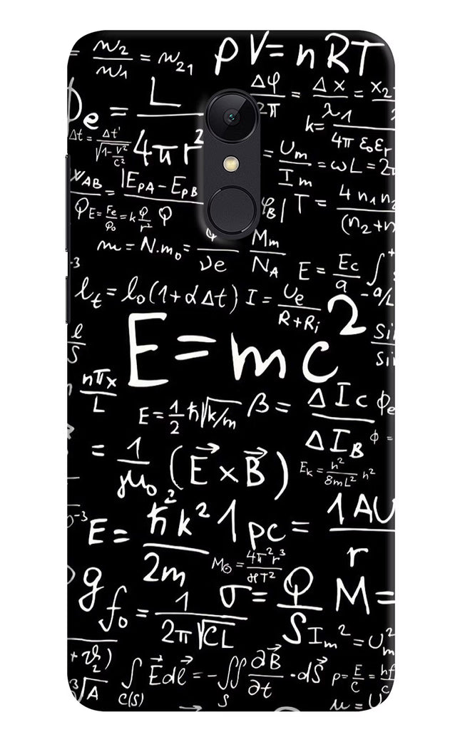 Physics Formula Redmi Note 4 Hard Case Back Cover by Casekaro