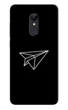 Paper Plane White Redmi Note 4 Hard Case Back Cover by Casekaro