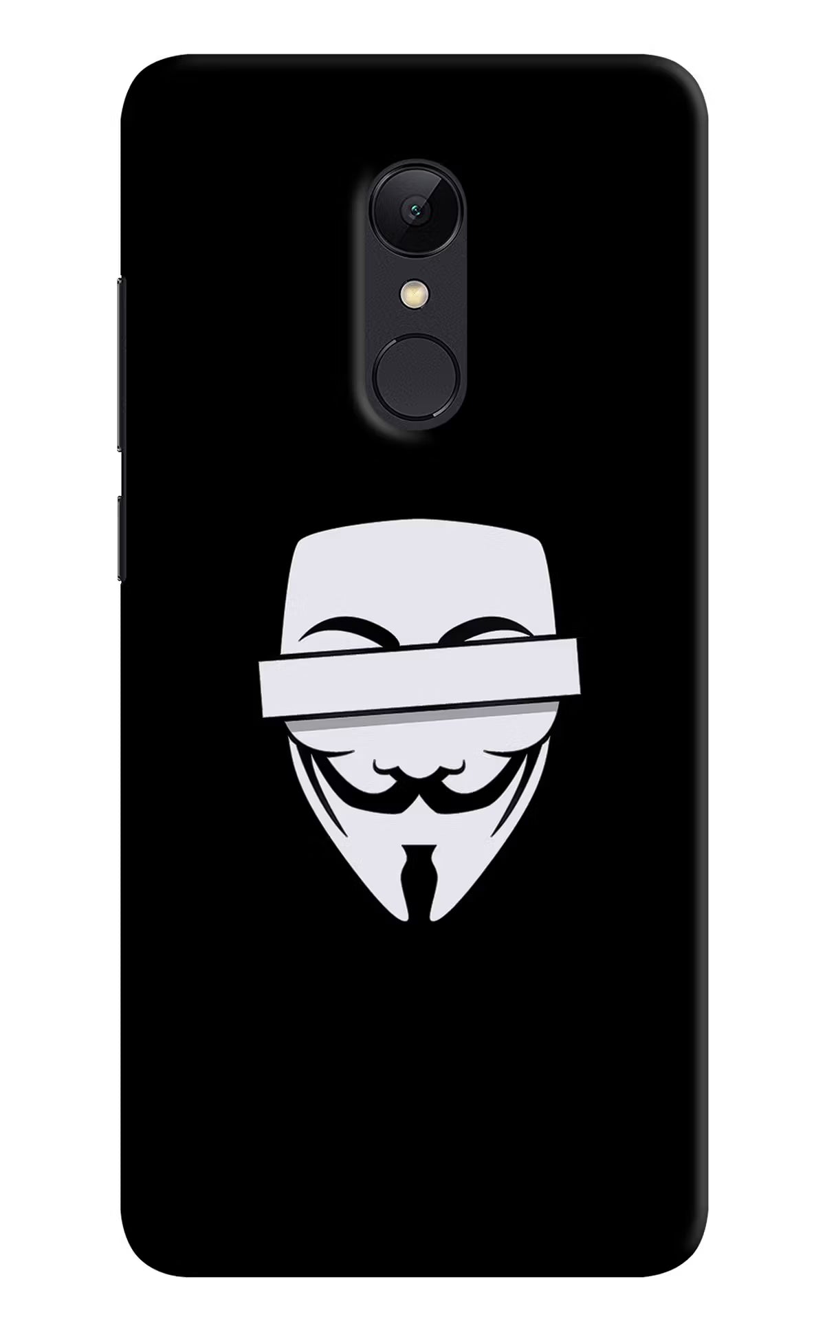 Anonymous Face Redmi Note 4 Hard Case Back Cover by Casekaro