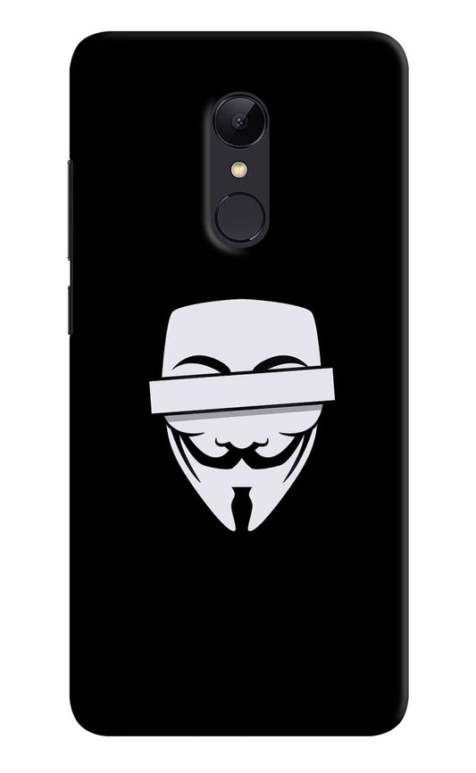 Anonymous Face Redmi Note 4 Hard Case Back Cover by Casekaro
