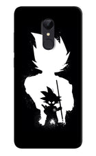 Goku Shadow Redmi Note 4 Hard Case Back Cover by Casekaro