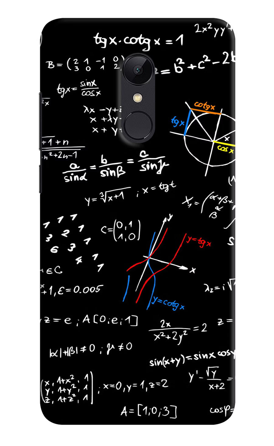 Mathematics Formula Redmi Note 4 Back Cover, Hard case