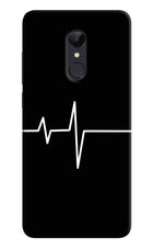 Heart Beats Redmi Note 4 Hard Case Back Cover by Casekaro