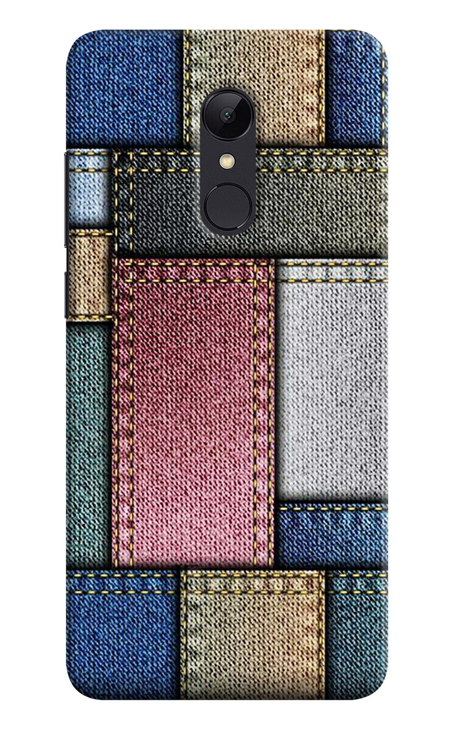 Multicolor Jeans Redmi Note 4 Back Cover, Hard case