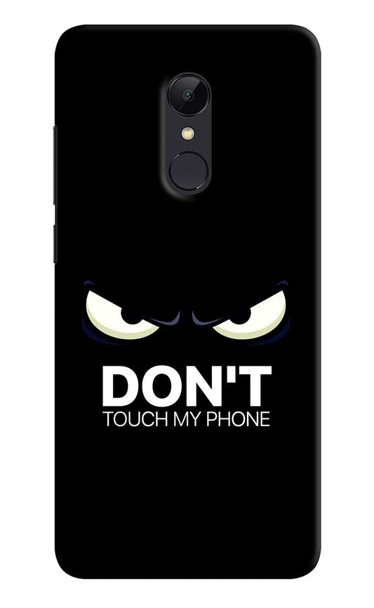 Don'T Touch My Phone Redmi Note 4 Hard Case Back Cover by Casekaro