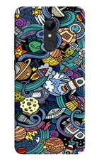Space Abstract Redmi Note 4 Hard Case Back Cover by Casekaro