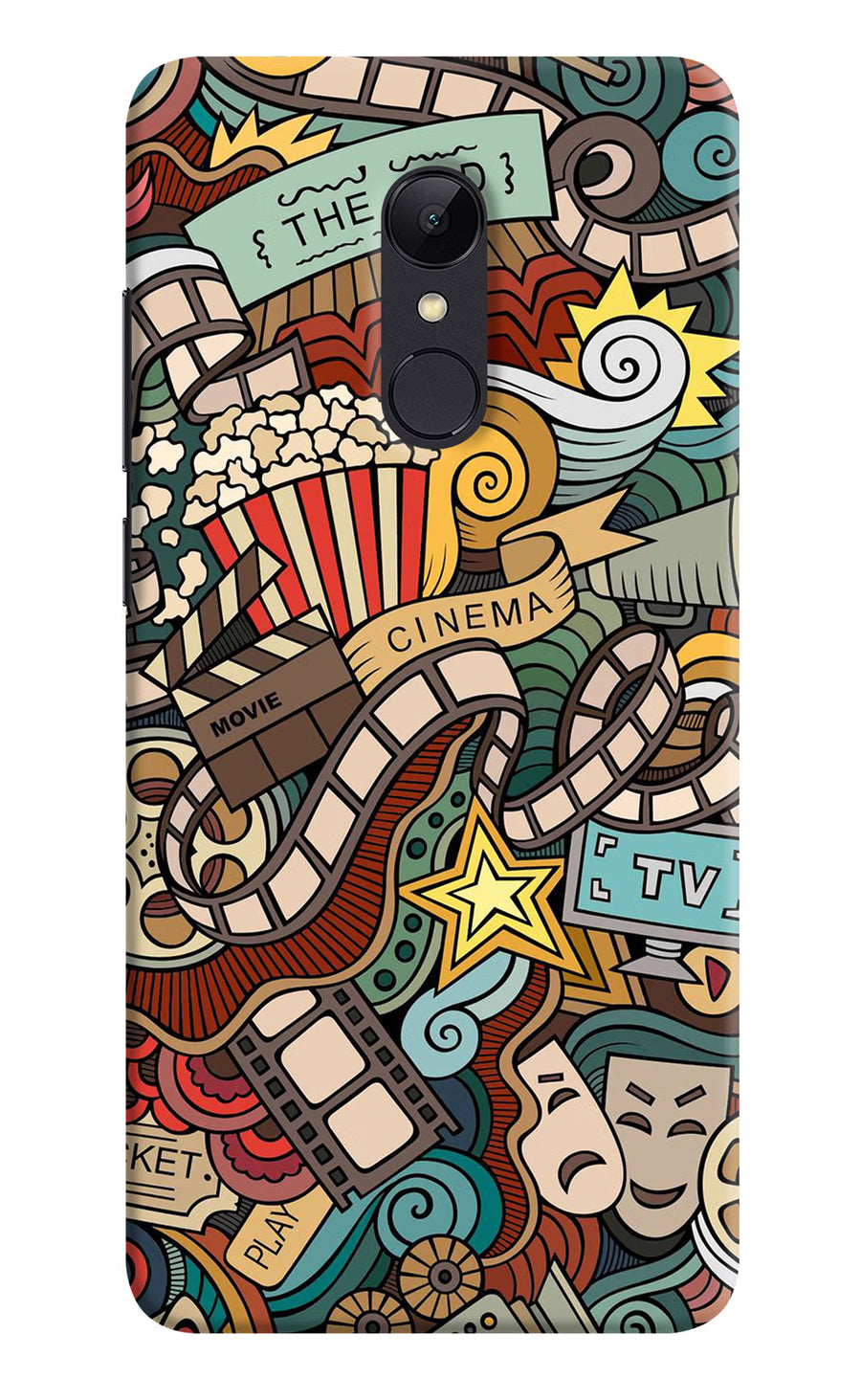 Cinema Abstract Redmi Note 4 Back Cover, Hard case