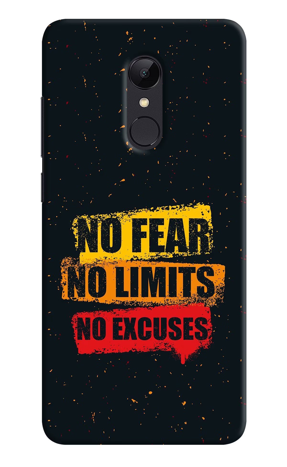 No Fear No Limits No Excuse Redmi Note 4 Hard Case Back Cover by Casekaro