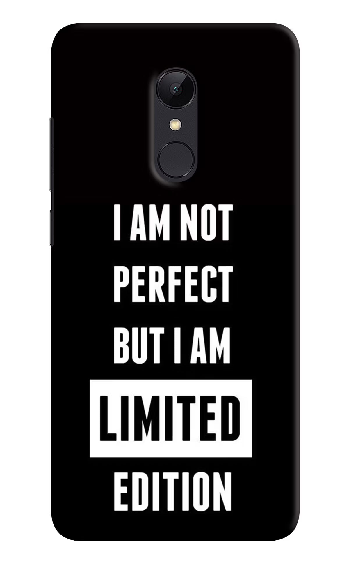 I Am Not Perfect But I Am Limited Edition Redmi Note 4 Hard Case Back Cover by Casekaro