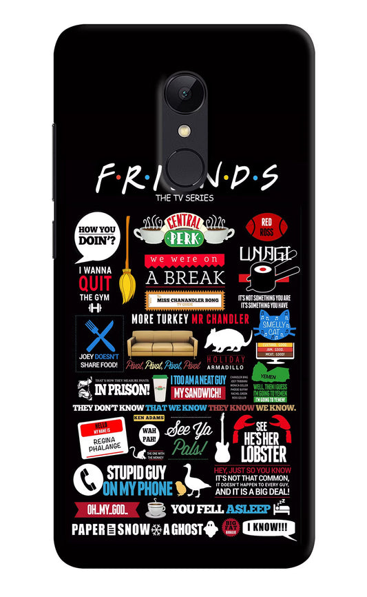 FRIENDS Redmi Note 4 Hard Case Back Cover by Casekaro