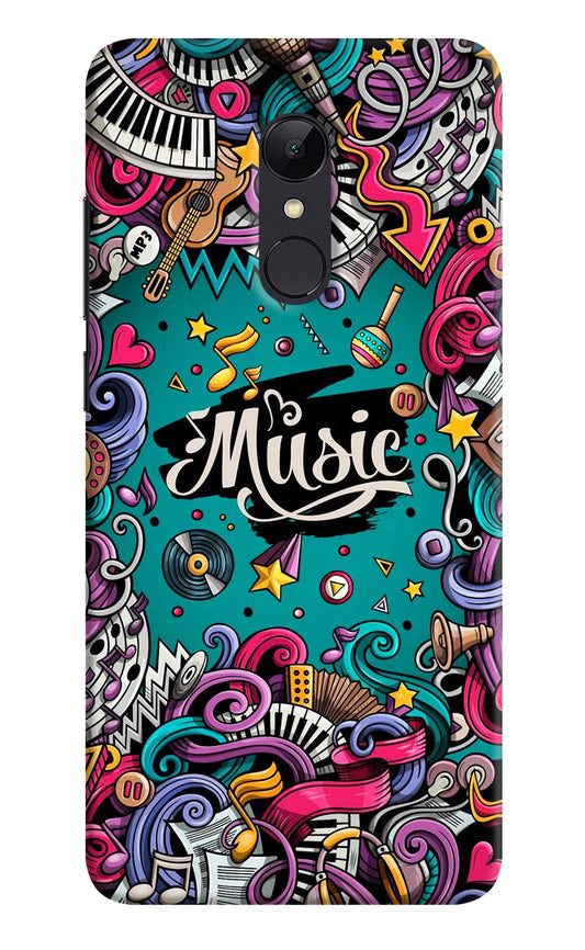 Music Graffiti Redmi Note 4 Hard Case Back Cover by Casekaro
