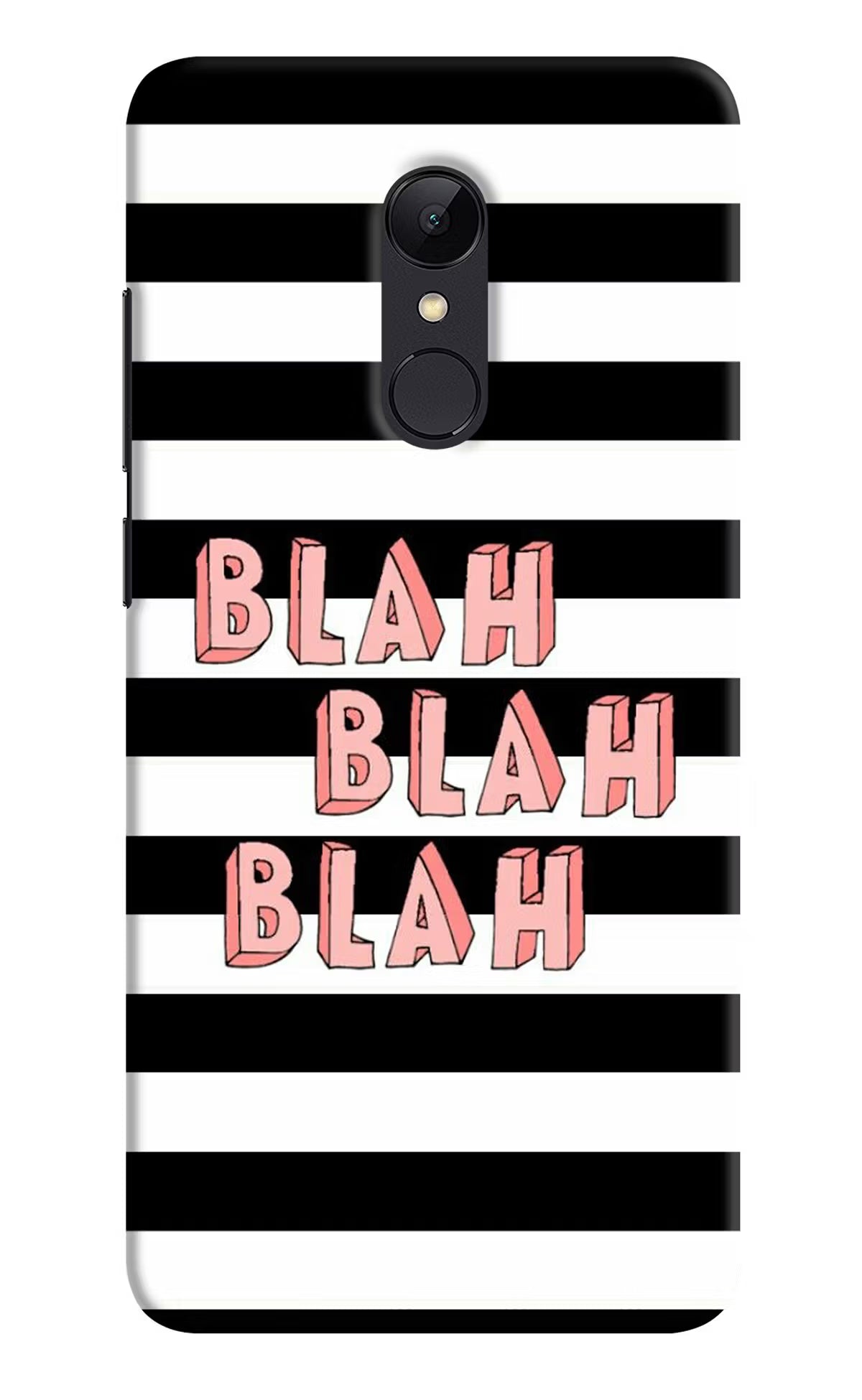 Blah Blah Blah Redmi Note 4 Hard Case Back Cover by Casekaro