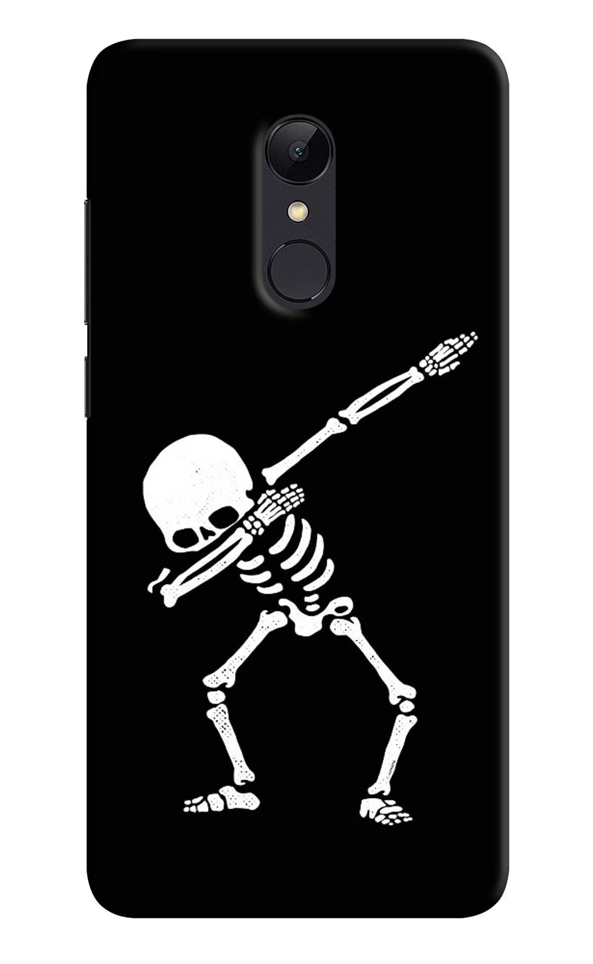 Dabbing Skeleton Art Redmi Note 4 Hard Case Back Cover by Casekaro