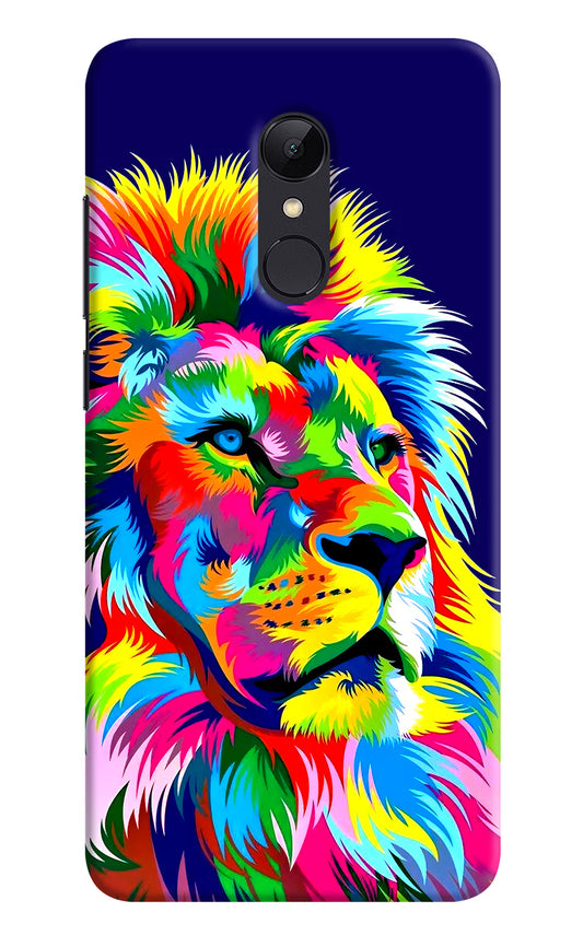 Vector Art Lion Redmi Note 4 Hard Case Back Cover by Casekaro