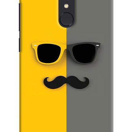 Sunglasses with Mustache Redmi Note 4 Hard Case Back Cover by Casekaro