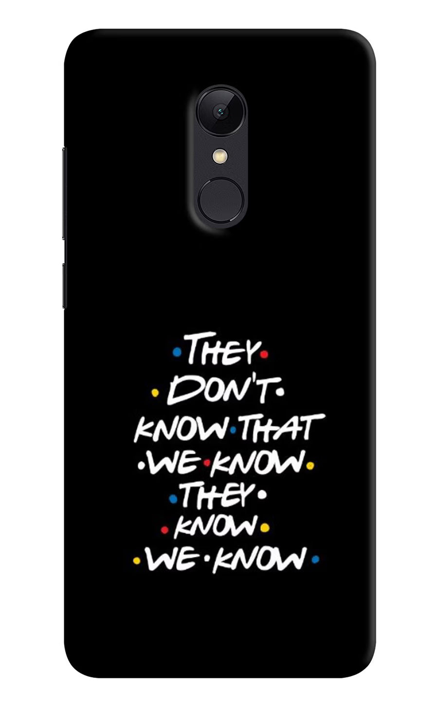 FRIENDS Dialogue Redmi Note 4 Back Cover, Hard case