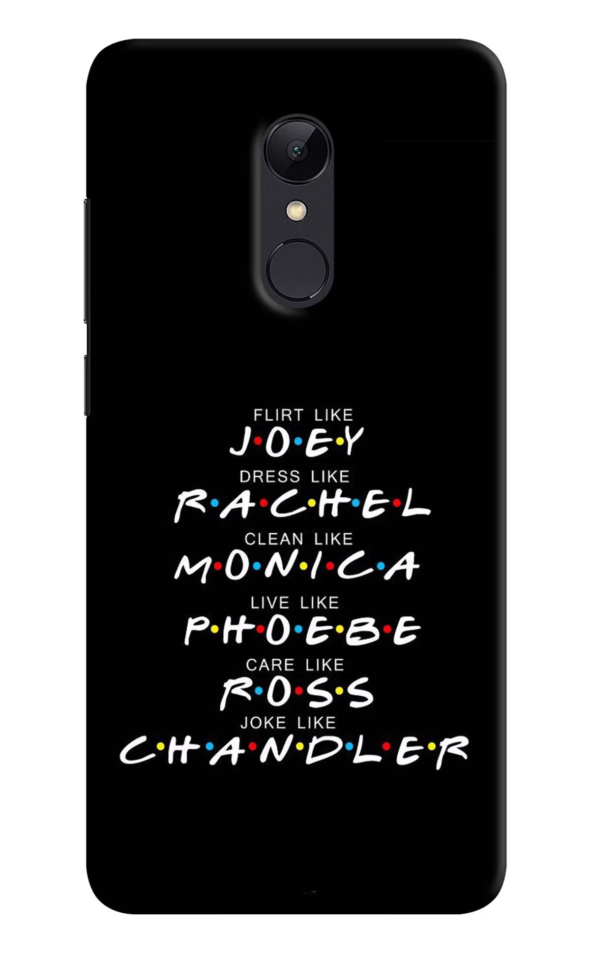 FRIENDS Character Redmi Note 4 Hard Case Back Cover by Casekaro