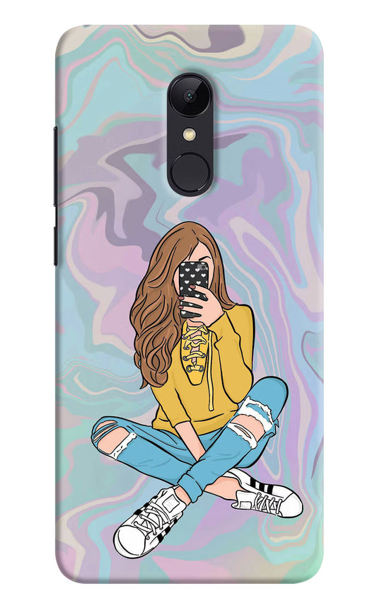 Selfie Girl Redmi Note 4 Hard Case Back Cover by Casekaro