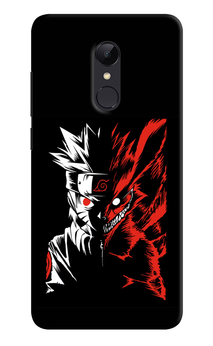 Naruto Two Face Redmi Note 4 Back Cover, Hard case