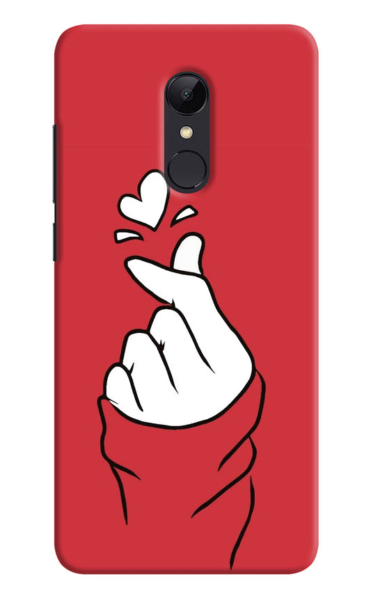 Korean Love Sign Redmi Note 4 Hard Case Back Cover by Casekaro