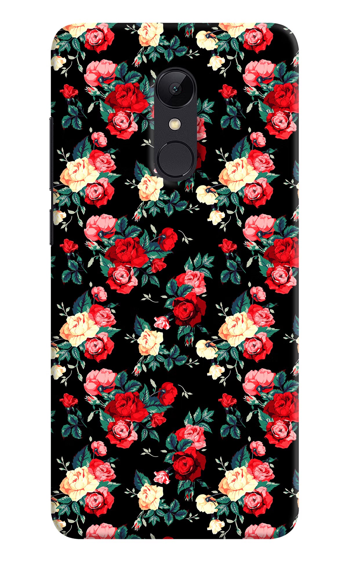 Rose Pattern Redmi Note 4 Hard Case Back Cover by Casekaro