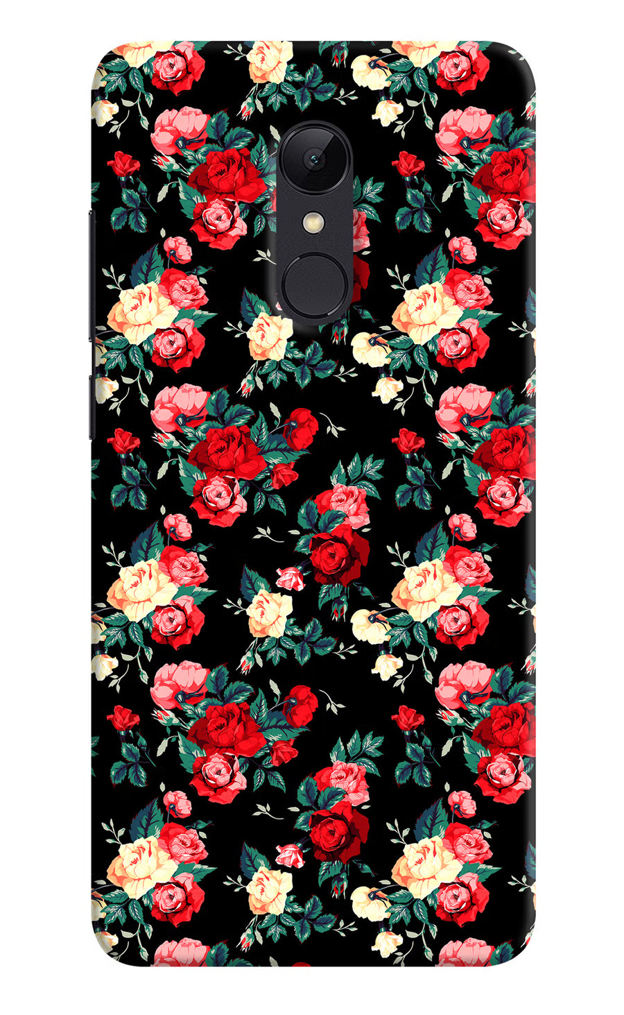Rose Pattern Redmi Note 4 Back Cover, Hard case