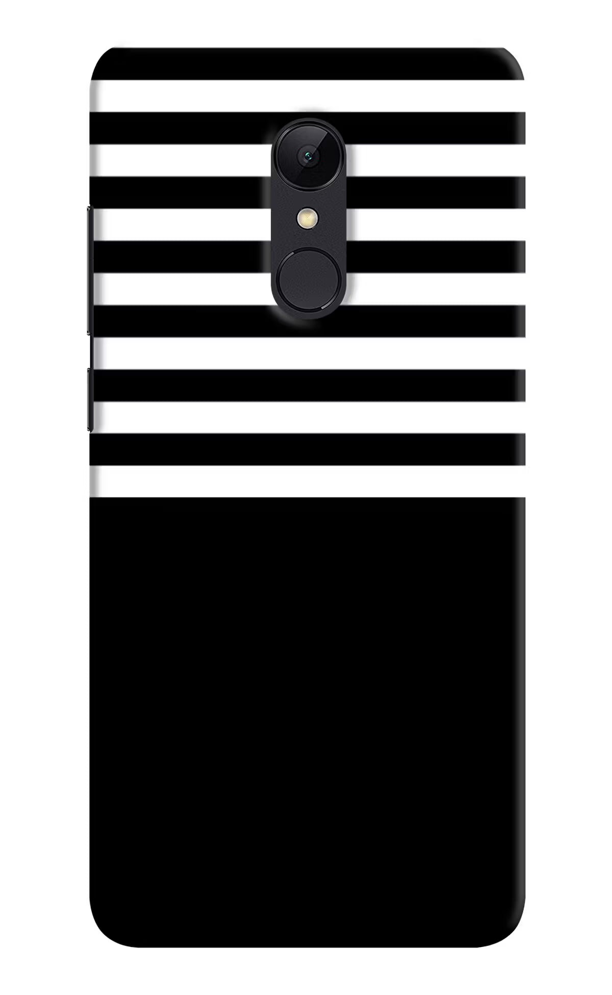 Black and White Print Redmi Note 4 Hard Case Back Cover by Casekaro