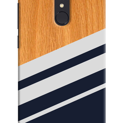 Blue and white wooden Redmi Note 4 Hard Case Back Cover by Casekaro
