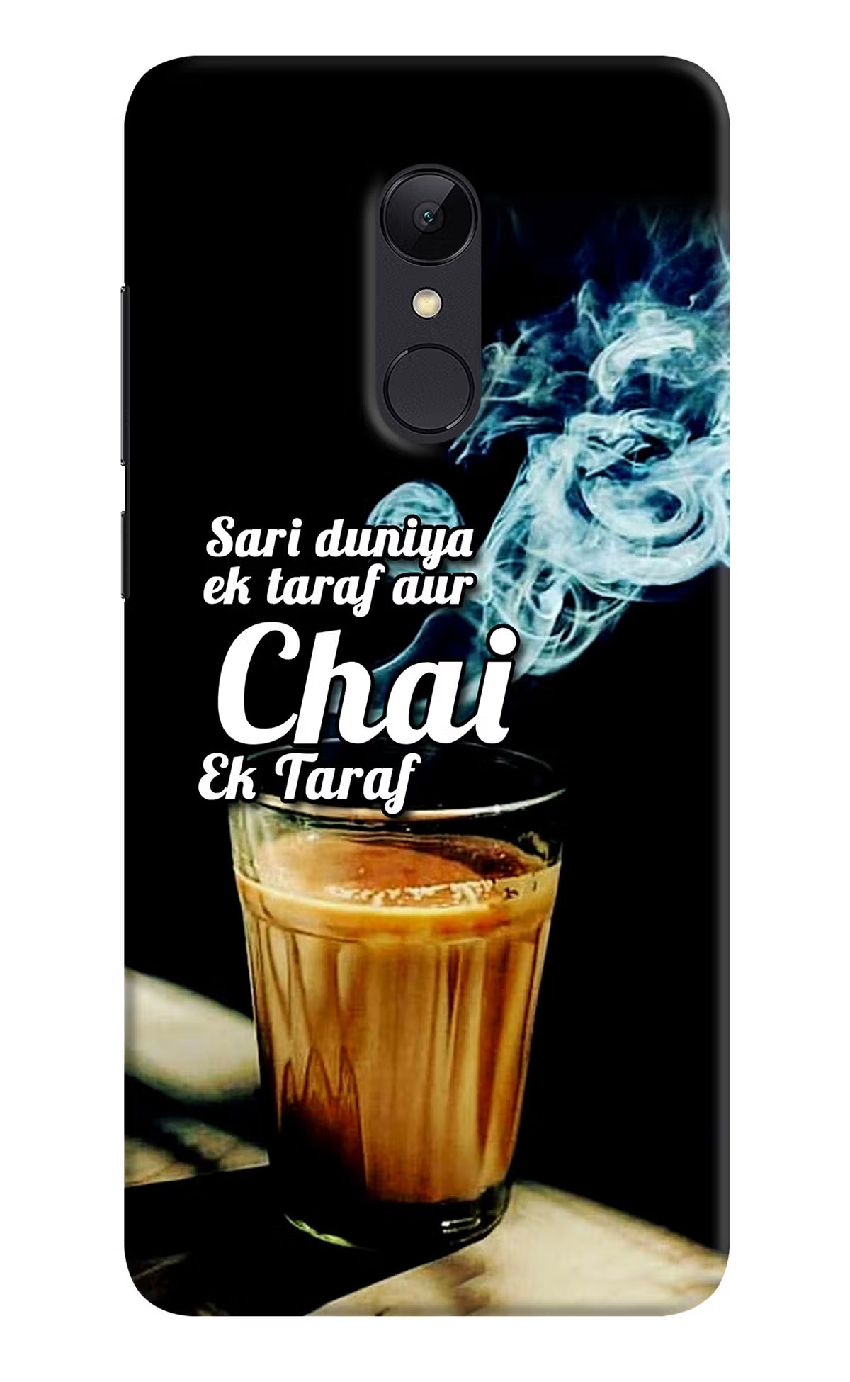 Chai Ek Taraf Quote Redmi Note 4 Hard Case Back Cover by Casekaro