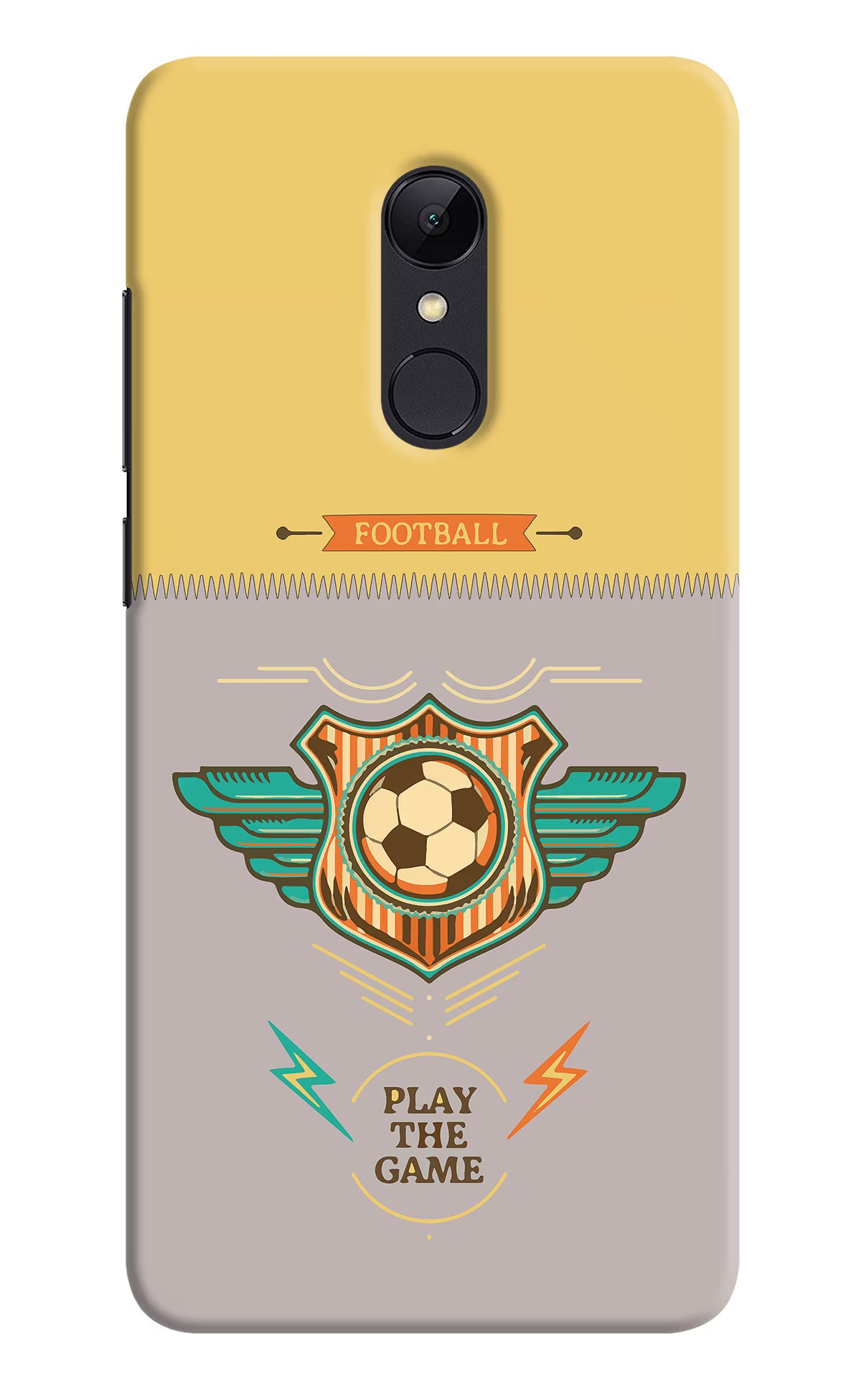 Football Redmi Note 4 Hard Case Back Cover by Casekaro