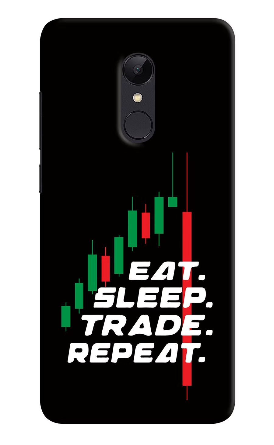 Eat Sleep Trade Repeat Redmi Note 4 Back Cover, Hard case
