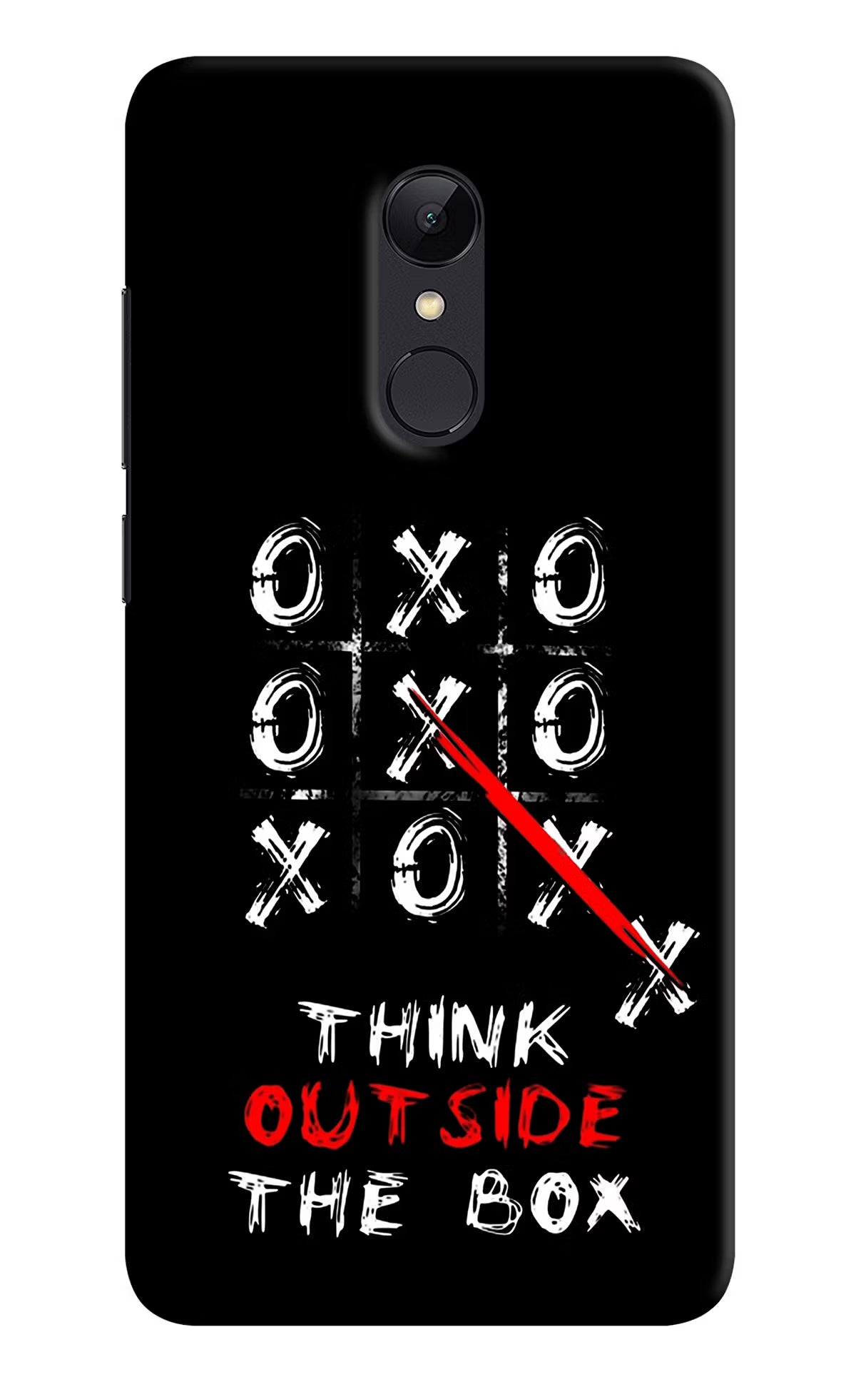 Think out of the BOX Redmi Note 4 Hard Case Back Cover by Casekaro