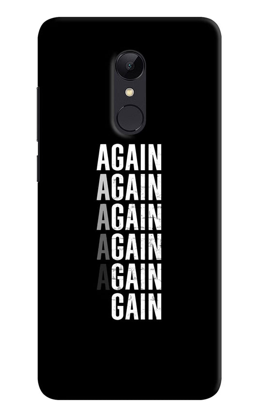 Again Again Gain Redmi Note 4 Hard Case Back Cover by Casekaro