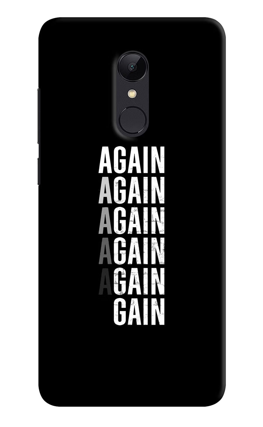 Again Again Gain Redmi Note 4 Back Cover, Hard case