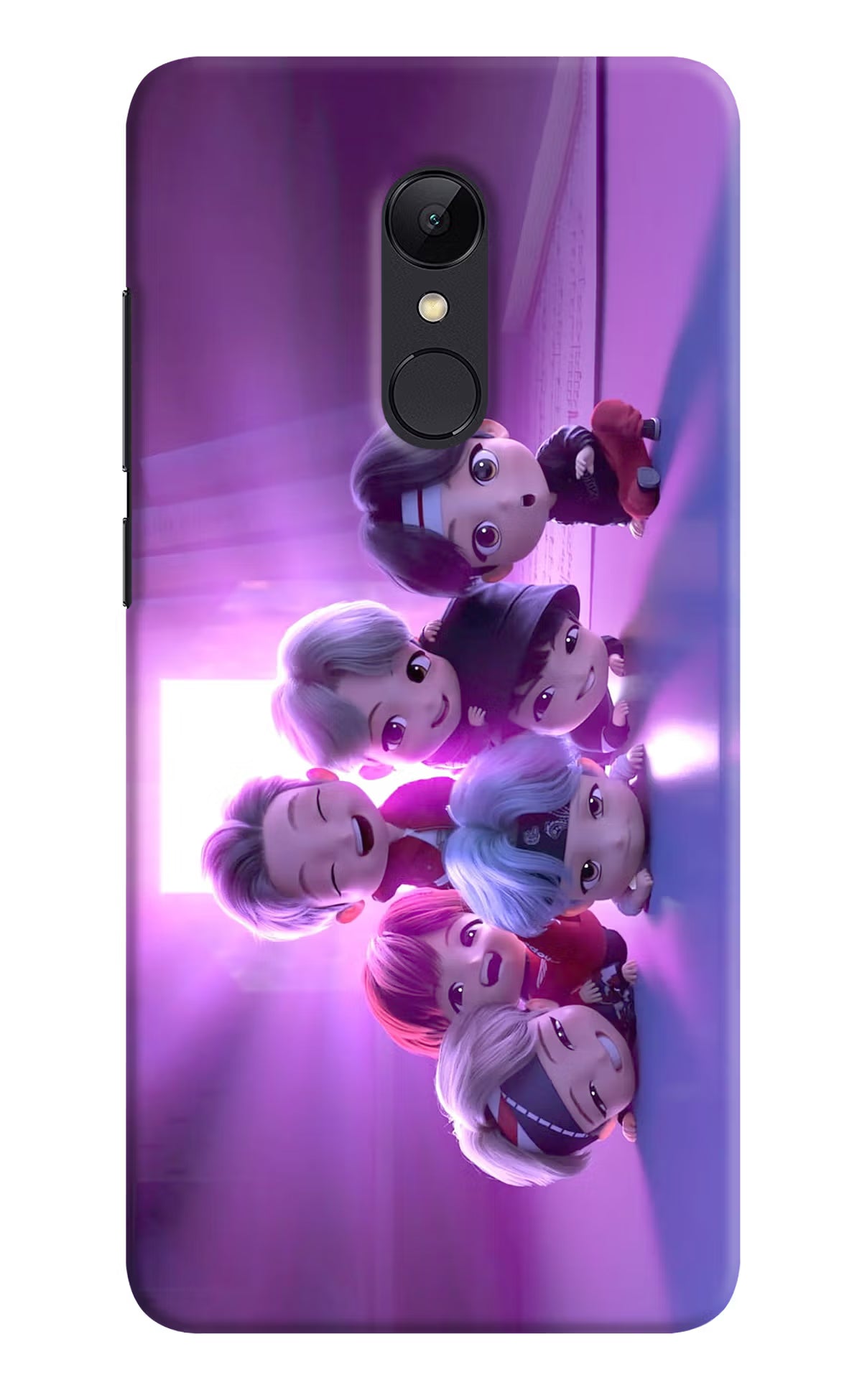 BTS Chibi Redmi Note 4 Hard Case Back Cover by Casekaro