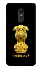 Satyamev Jayate Golden Redmi Note 4 Hard Case Back Cover by Casekaro