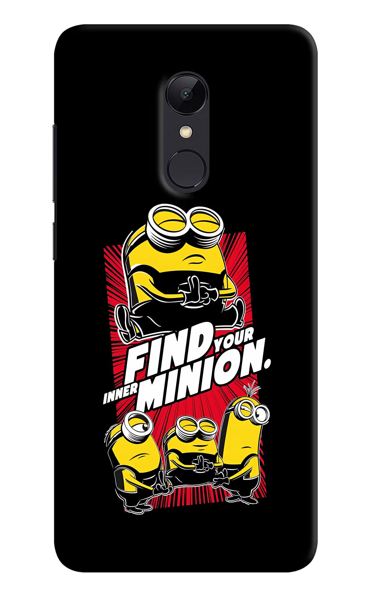 Find your inner Minion Redmi Note 4 Hard Case Back Cover by Casekaro