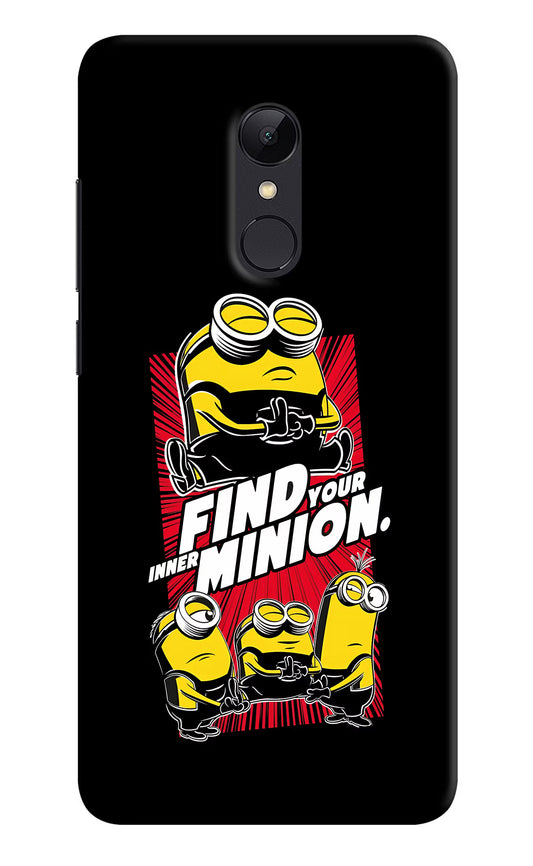 Find your inner Minion Redmi Note 4 Hard Case Back Cover by Casekaro