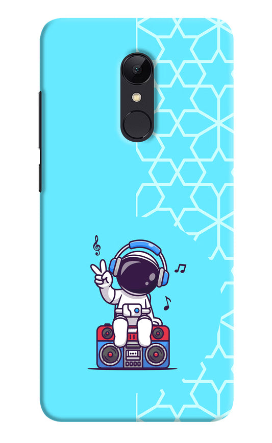 Cute Astronaut Chilling Redmi Note 4 Hard Case Back Cover by Casekaro