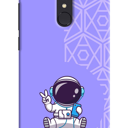 Cute Astronaut Chilling Redmi Note 4 Hard Case Back Cover by Casekaro