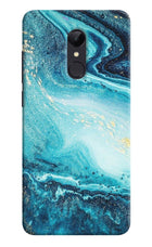 Blue Glitter Marble Redmi Note 4 Hard Case Back Cover by Casekaro