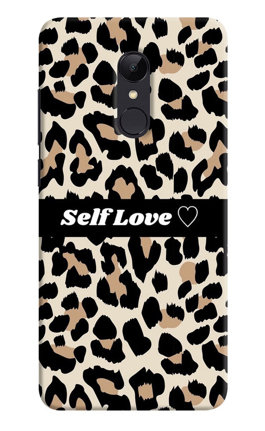 Leopard Print Self Love Redmi Note 4 Hard Case Back Cover by Casekaro