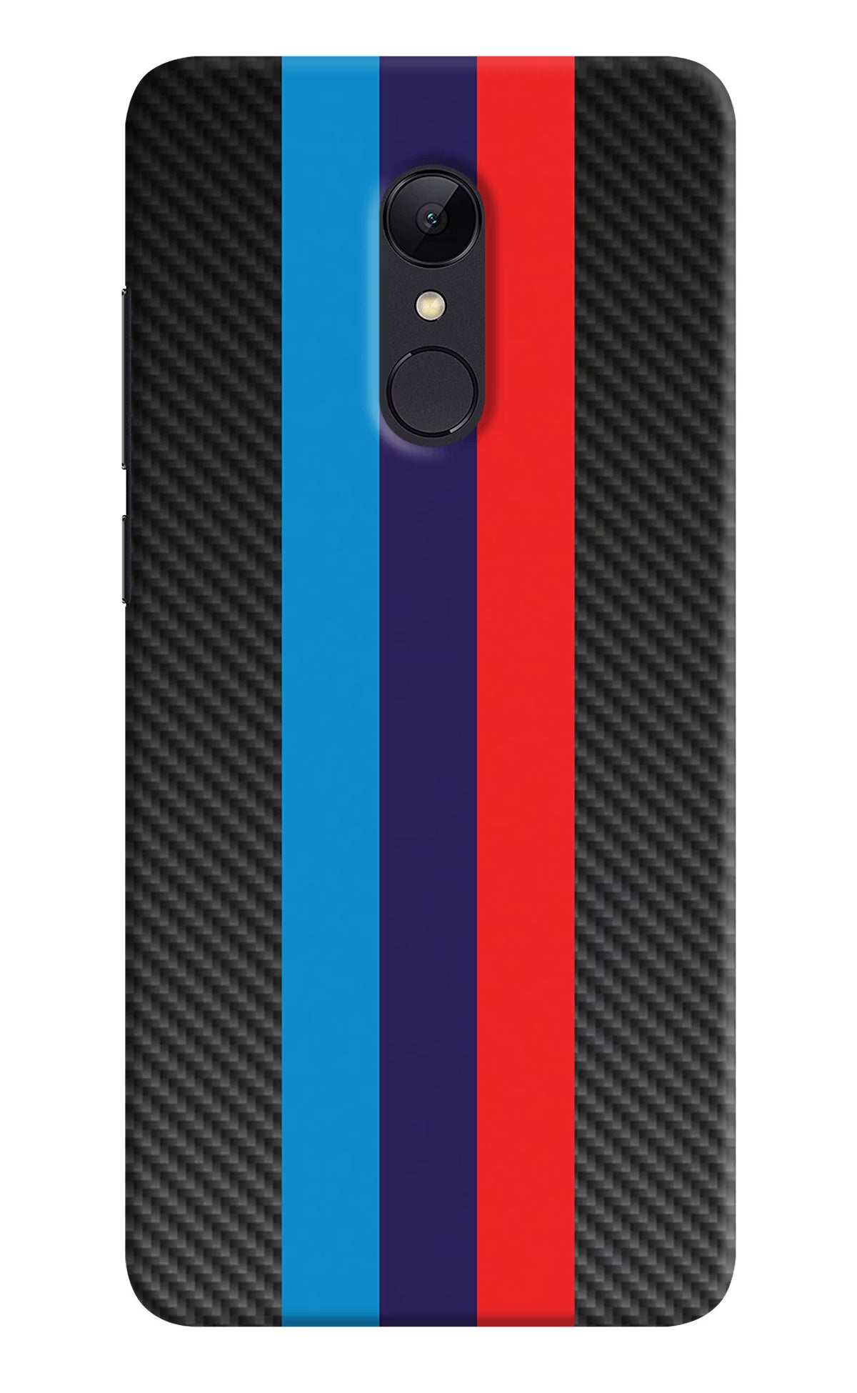 BMW Stripes Pattern Redmi Note 4 Hard Case Back Cover by Casekaro
