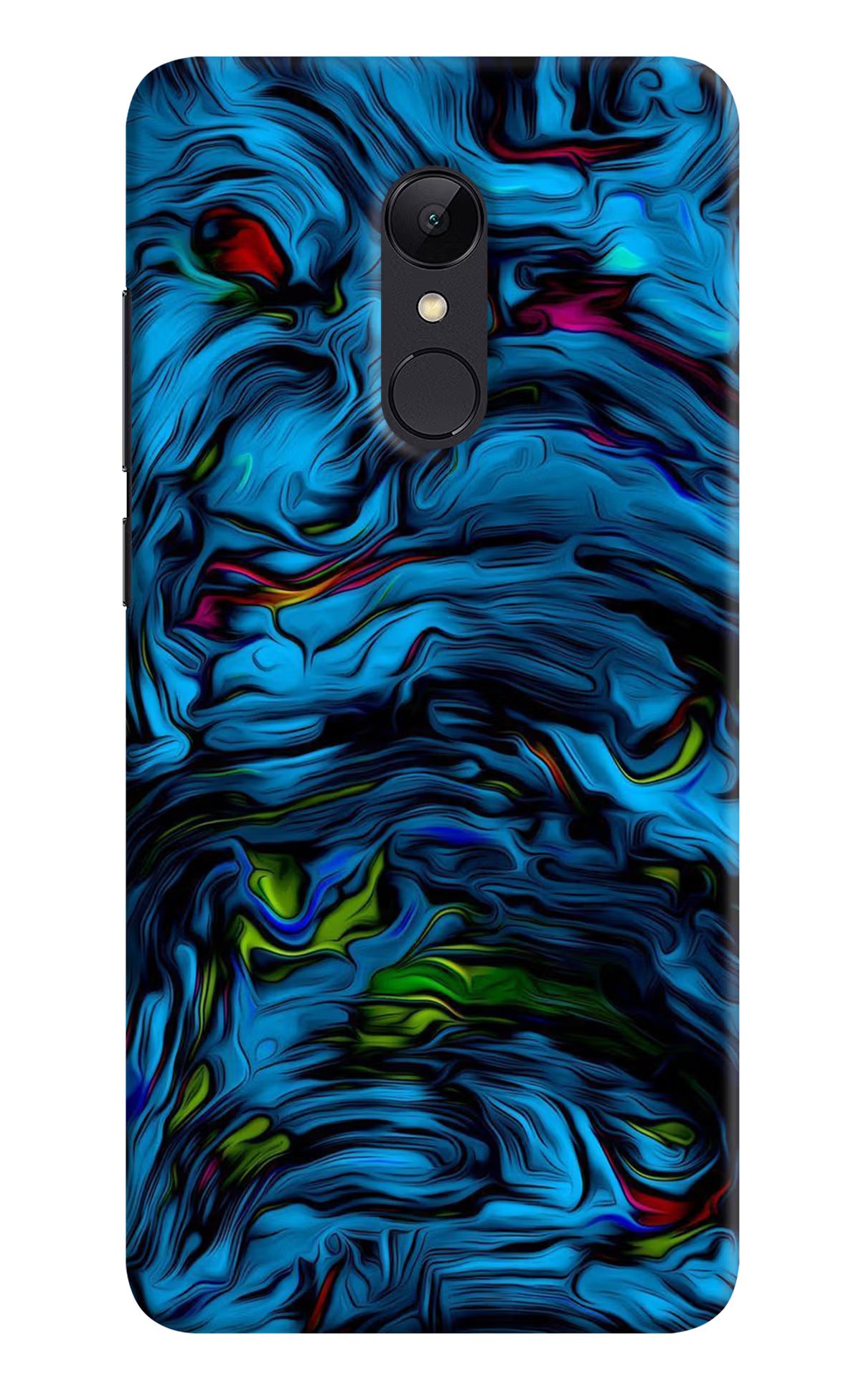 Dark Blue Abstract Redmi Note 4 Hard Case Back Cover by Casekaro