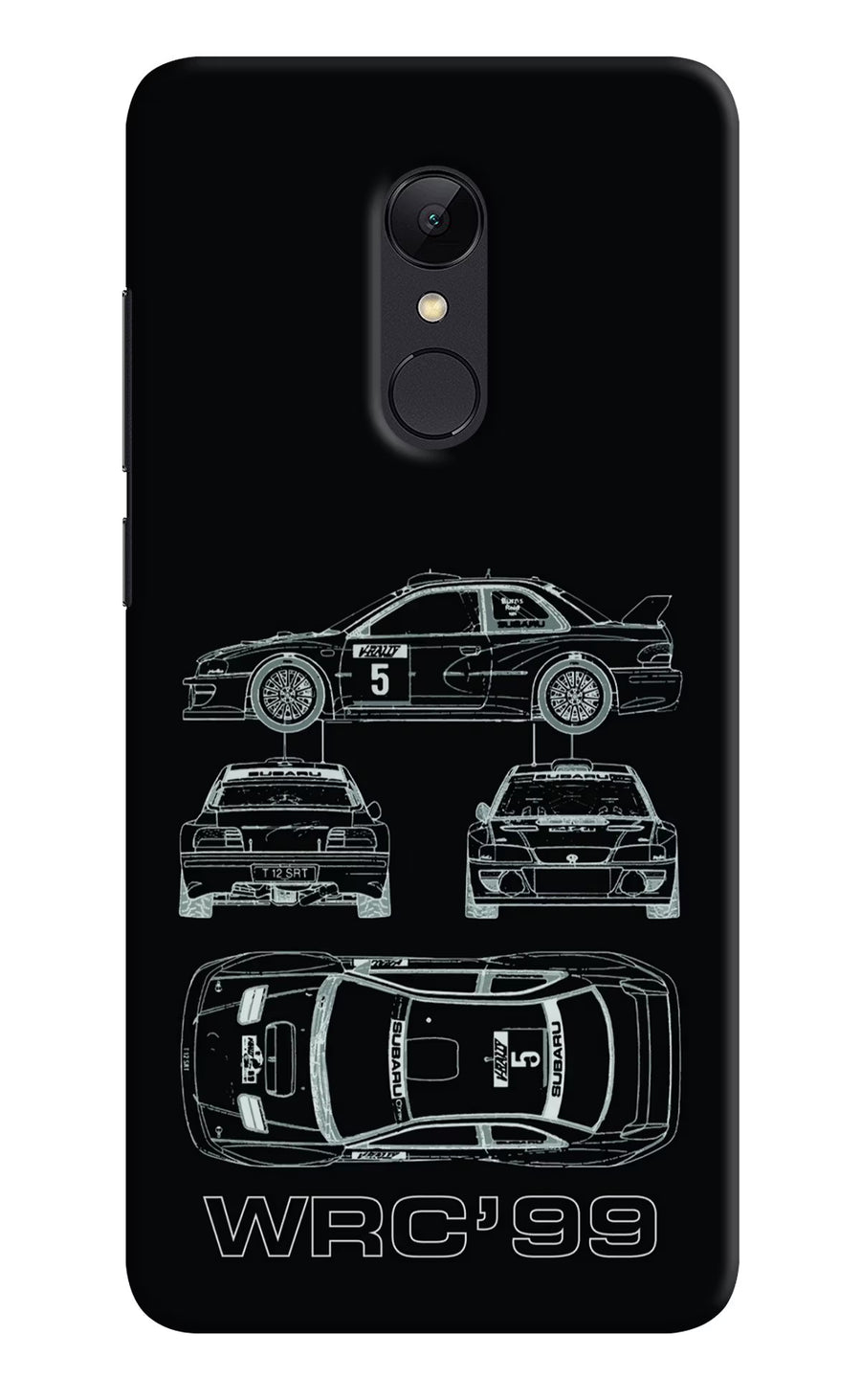 WRC'99 Redmi Note 4 Back Cover, Hard case